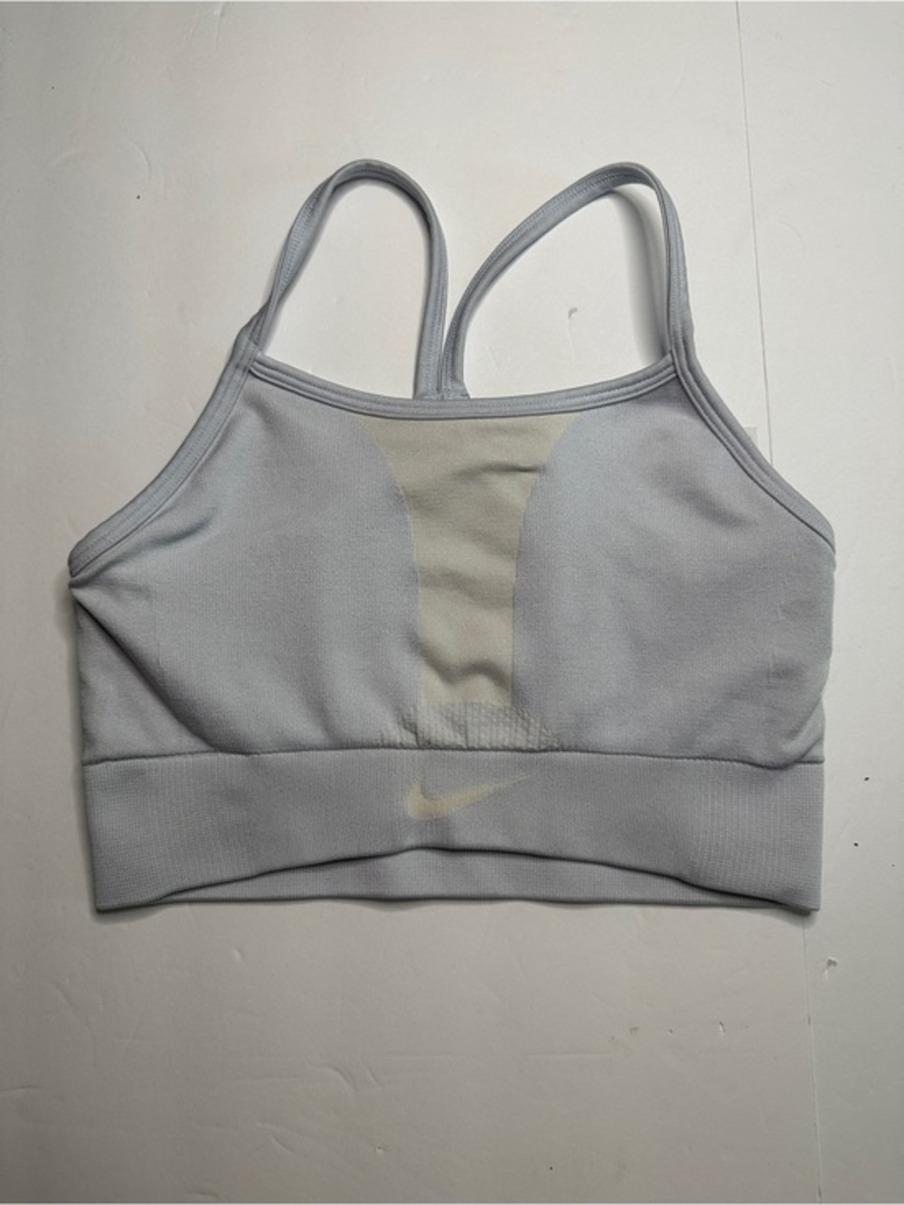 Nike Light Gray Breatheable Sports Bralette Size XL